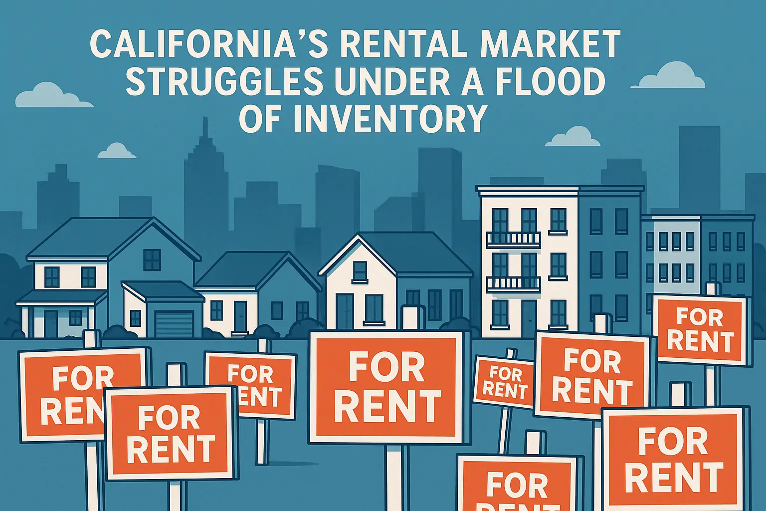 California’s Rental Market Struggles Under a Flood of Inventory